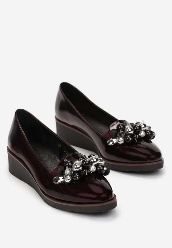 Mocasini Bordo închis 4