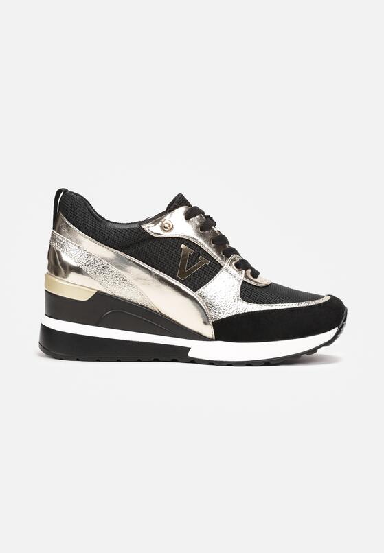 Sneakers Negru cu argintiu 3