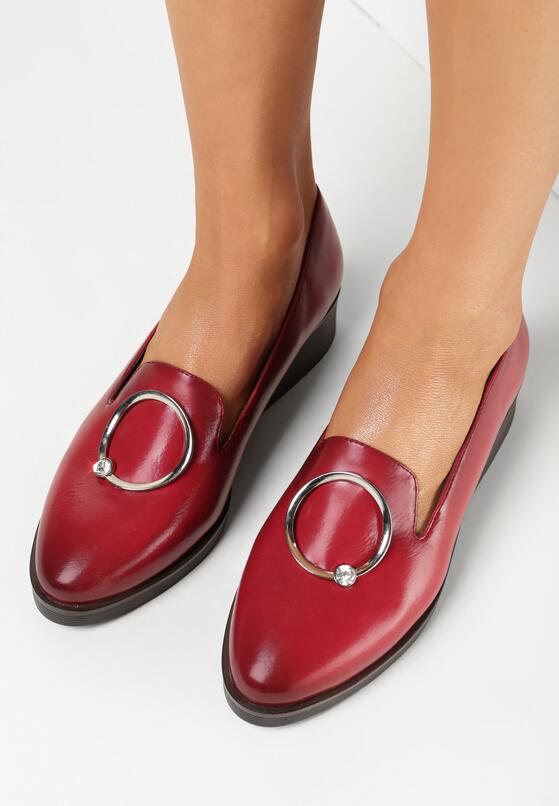 Mocasini Bordo închis 2