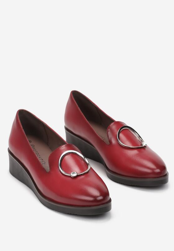 Mocasini Bordo închis 4