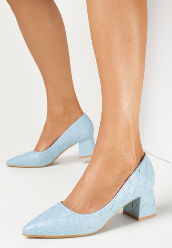 Pantofi cu toc Albaștri 2