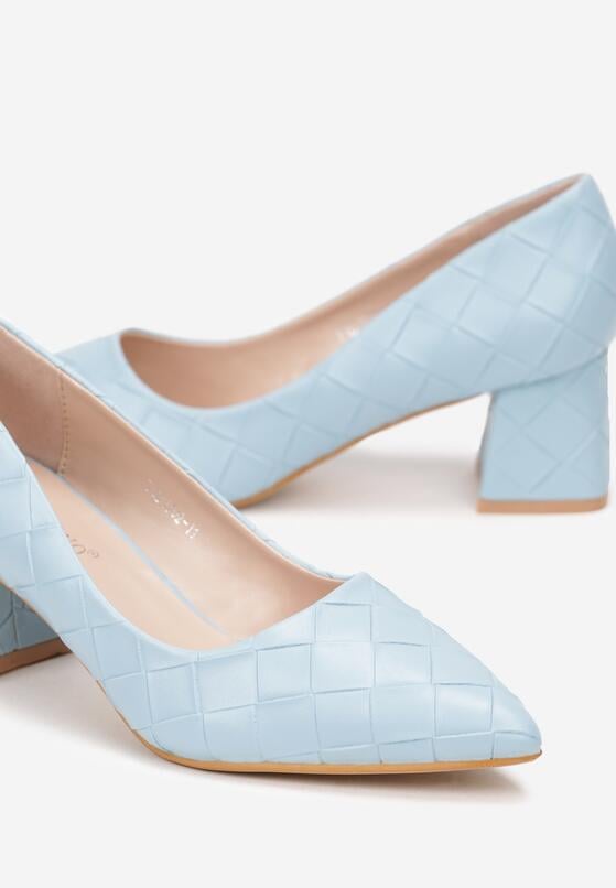 Pantofi cu toc Albaștri 5