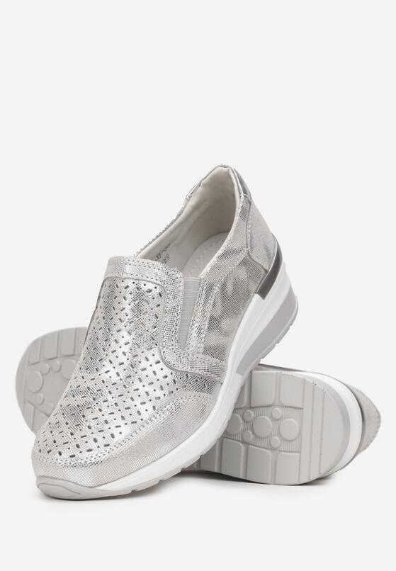 Pantofi casual Argintii 4