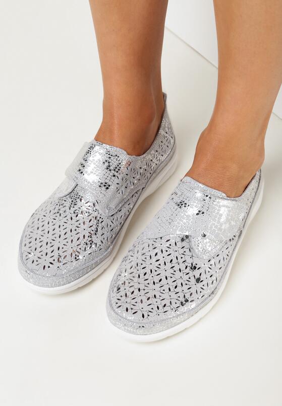 Pantofi casual Argintii 2