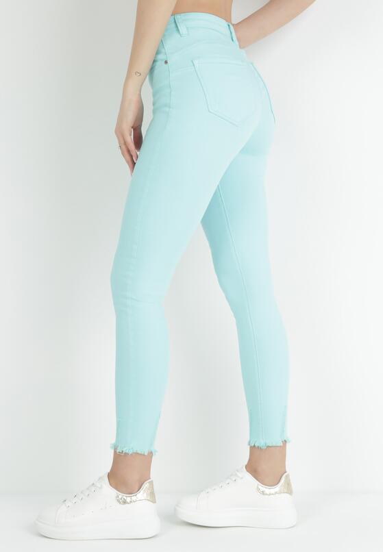 Jasnoniebieskie Spodnie Skinny Nyryore 3