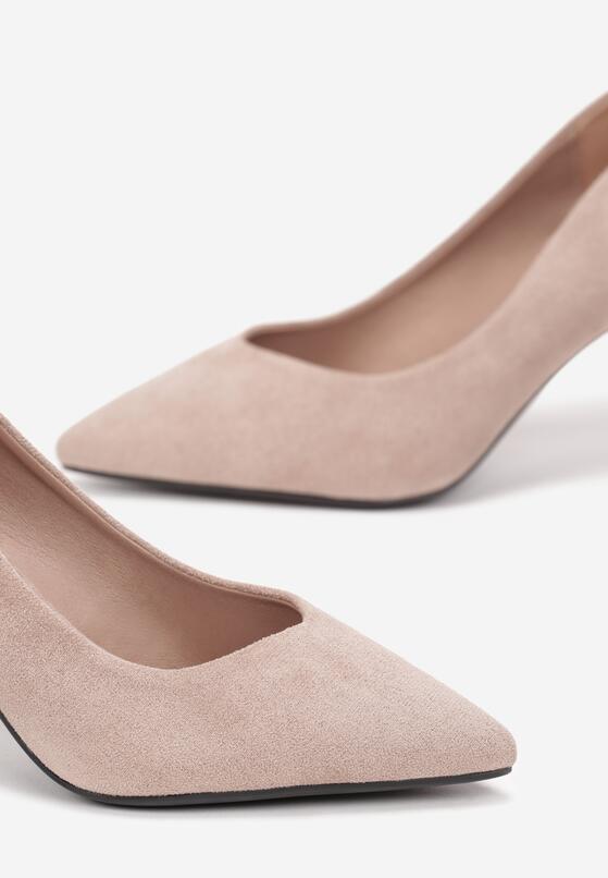 Pantofi stiletto Bej 5