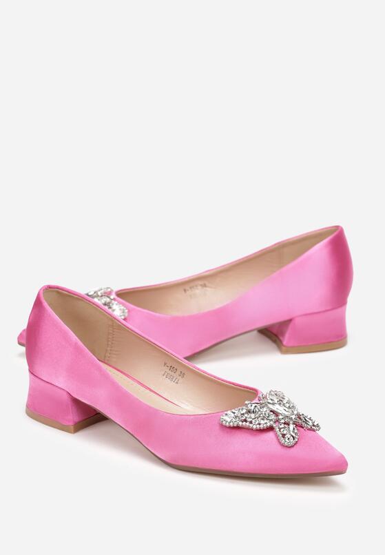Pantofi cu toc Fucsia 4