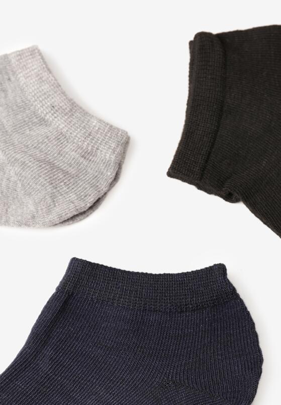 3-pack 40-46 Șosete Negru cu bleumarin 2
