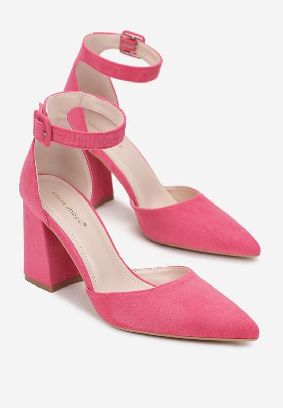 Pantofi cu toc Fucsia 4