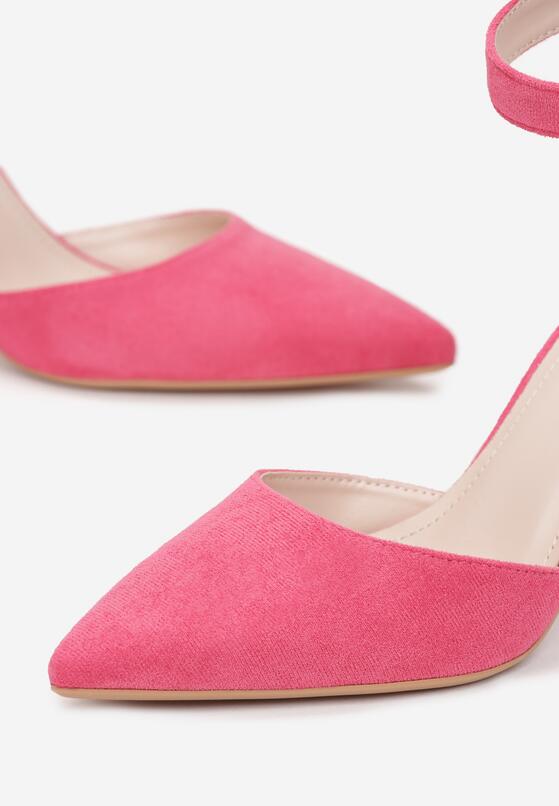 Pantofi cu toc Fucsia 5