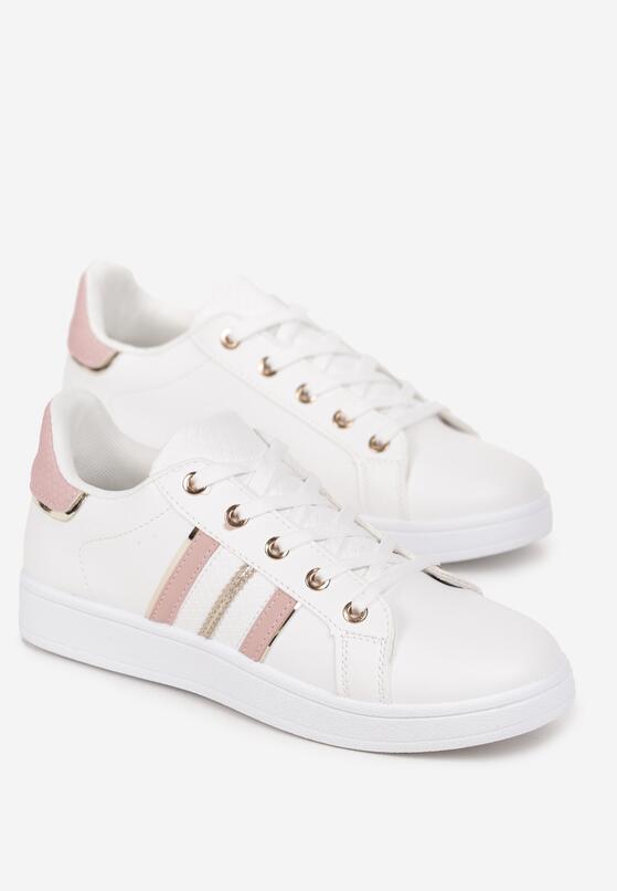 Sneakers Alb cu roz 4