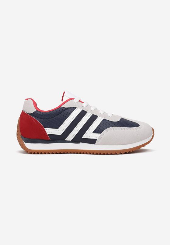Sneakers Gri cu bleumarin 3