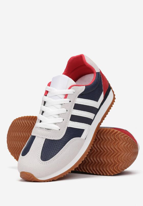 Sneakers Gri cu bleumarin 4