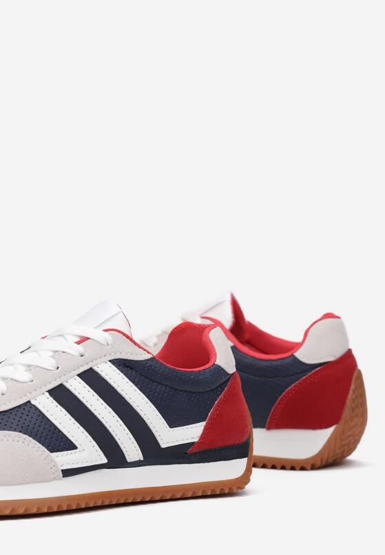 Sneakers Gri cu bleumarin 5