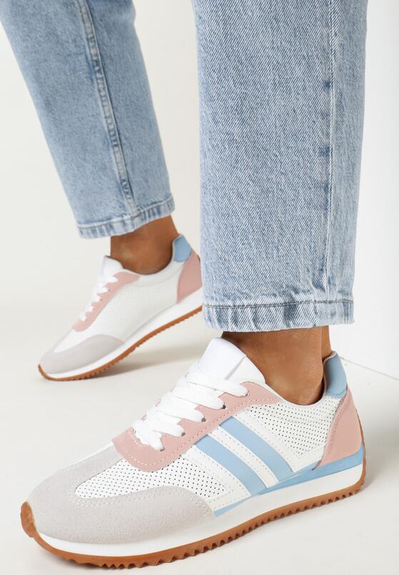 Sneakers Alb cu albastru 1