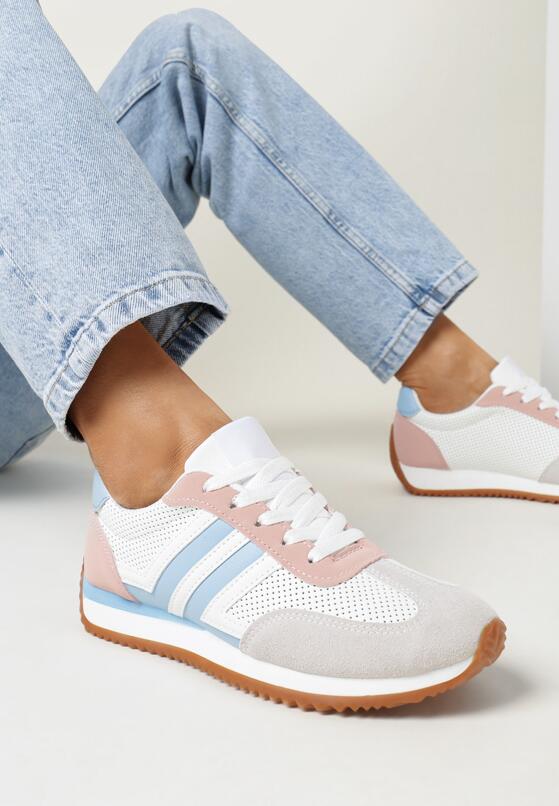 Sneakers Alb cu albastru 2