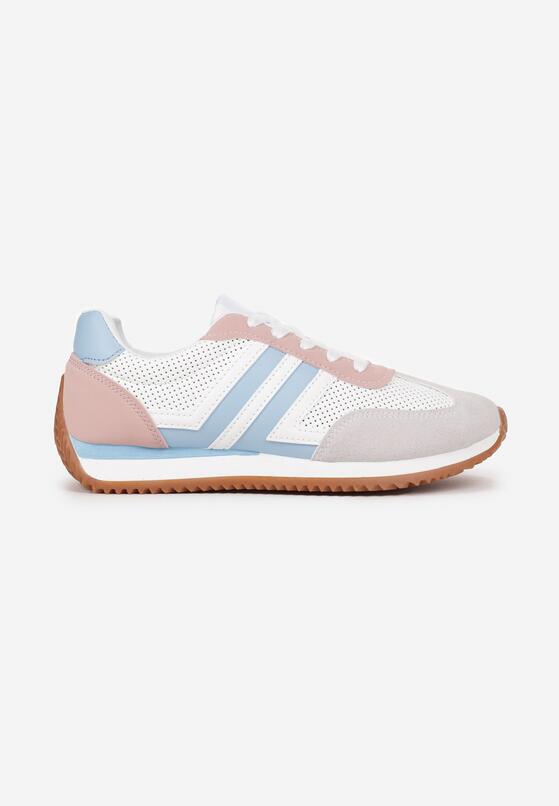 Sneakers Alb cu albastru 3