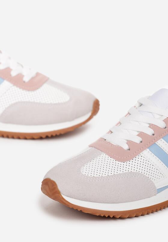 Sneakers Alb cu albastru 5