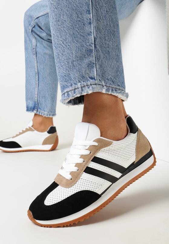 Sneakers Alb cu negru 1