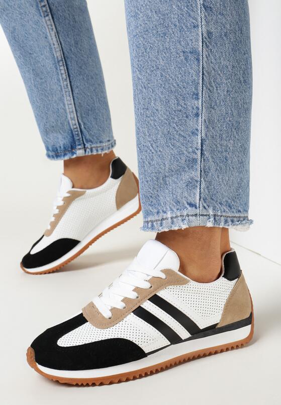 Sneakers Alb cu negru 2