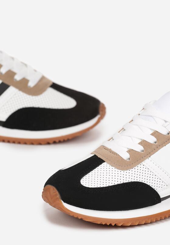 Sneakers Alb cu negru 5
