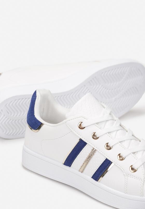 Sneakers Alb cu albastru 5