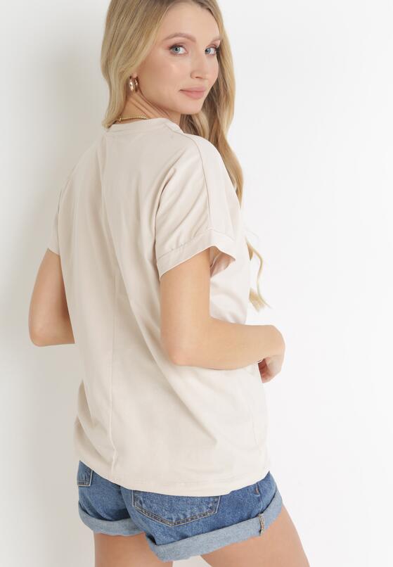 T-shirt Bej deschis 3