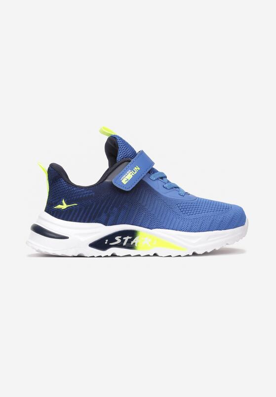 Pantofi sport Albastru cu verde 1