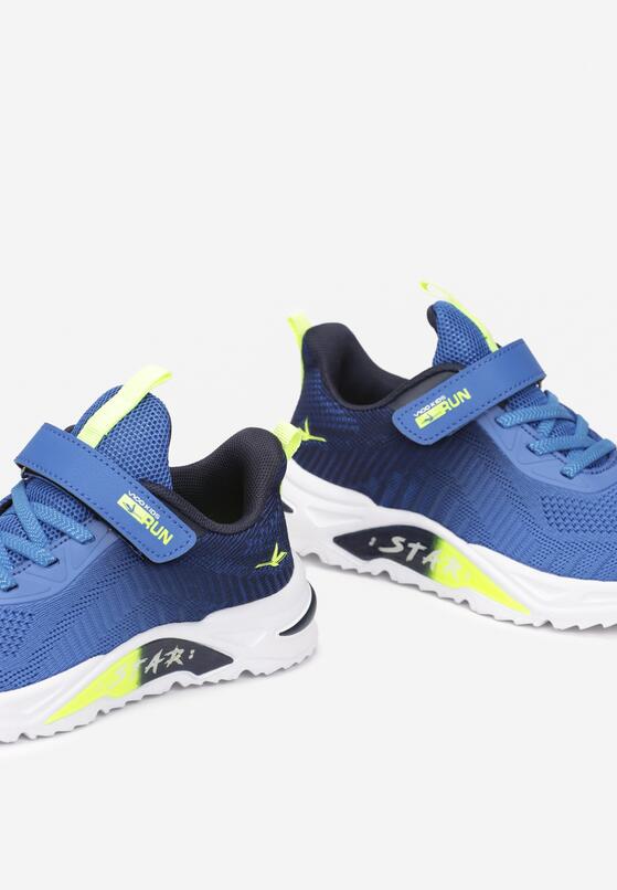 Pantofi sport Albastru cu verde 3