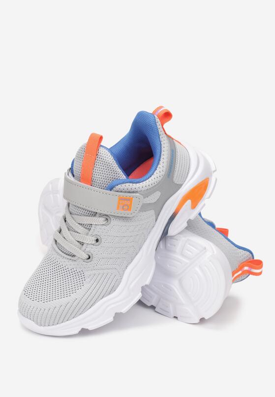 Pantofi sport Gri cu albastru 2
