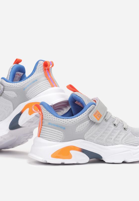 Pantofi sport Gri cu albastru 3