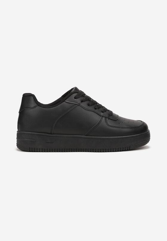 Czarne Sneakersy na Platformie Zerassa 3