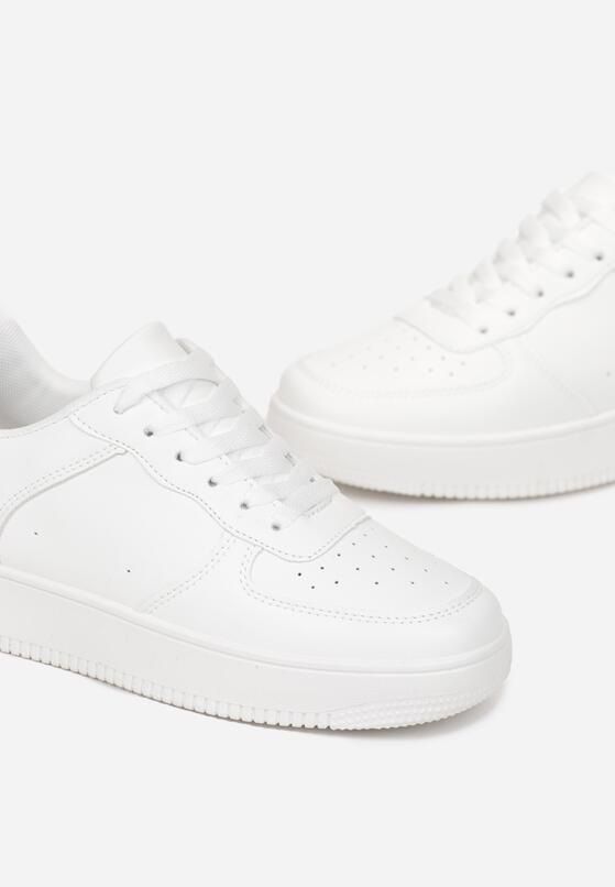 Białe Sneakersy na Platformie Zerassa 5