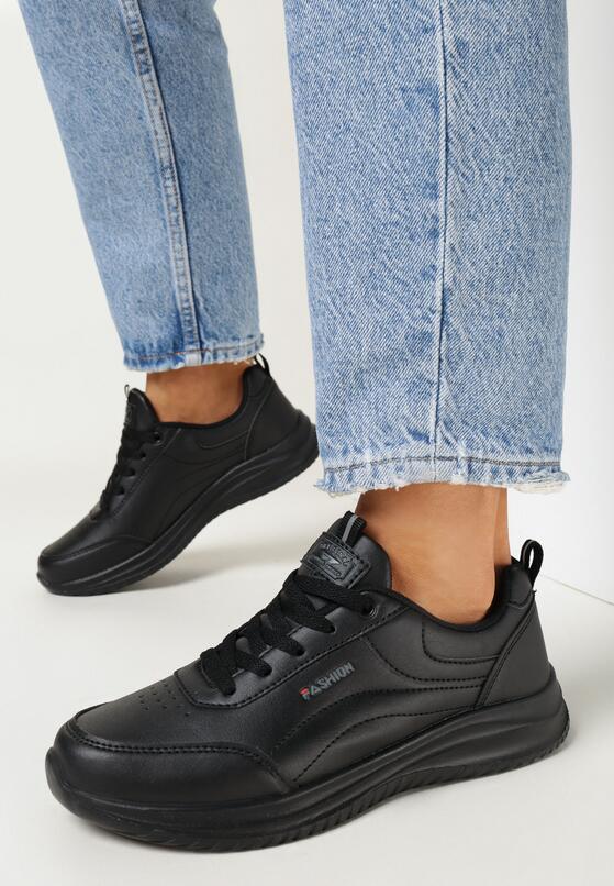 Czarne Buty Sportowe Sznurowane Akusa 1