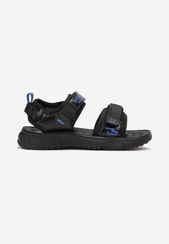Sandale Negre cu albastru 1