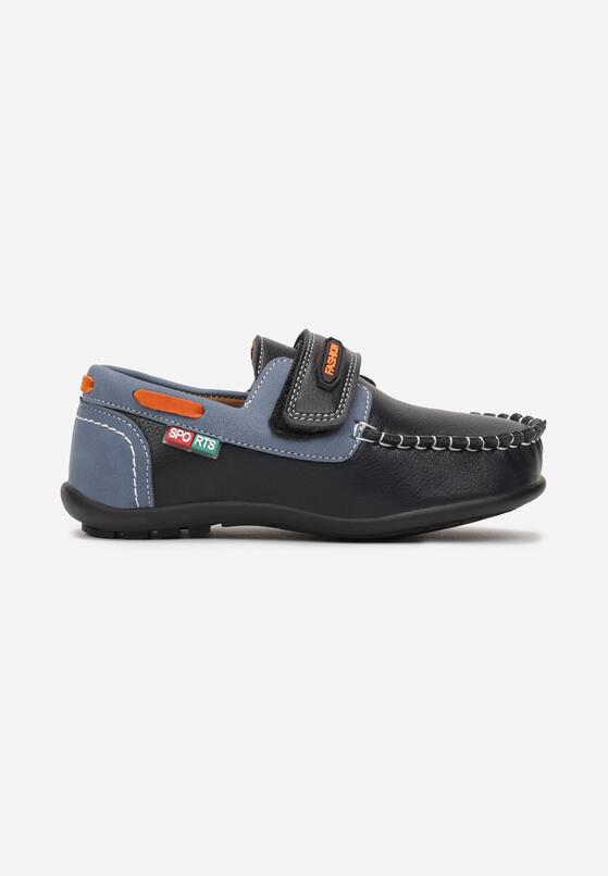 Pantofi casual Negru cu albastru 1