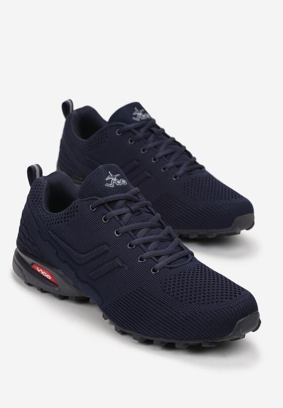 Pantofi sport Bleumarin cu verde 2