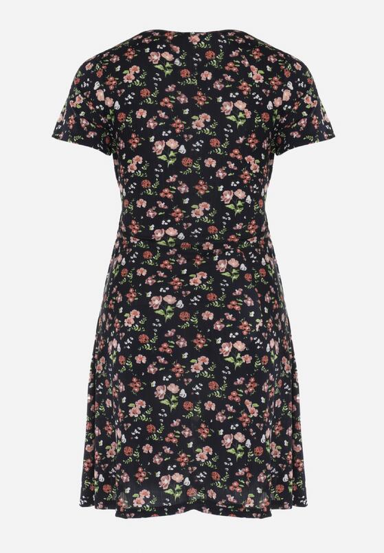 Rochie Bleumarin cu bej 7