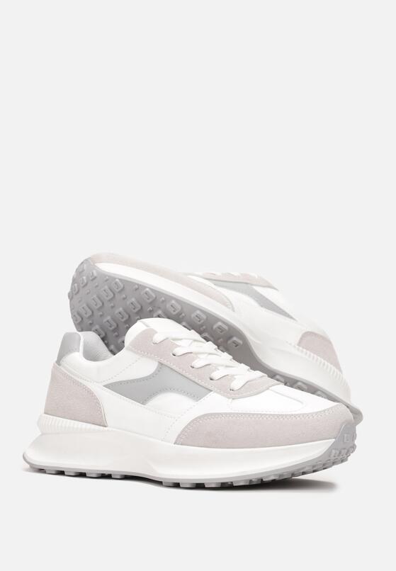 Sneakers Alb cu gri 4