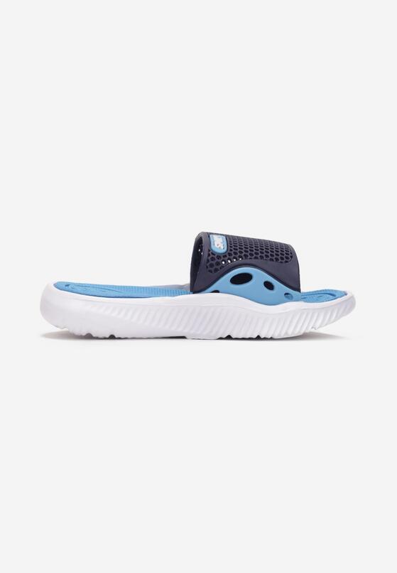 Papuci Bleumarin cu albastru 1