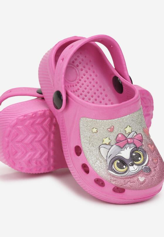 Papuci Fucsia cu roz 3