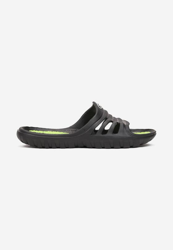 Papuci Negru cu verde 1