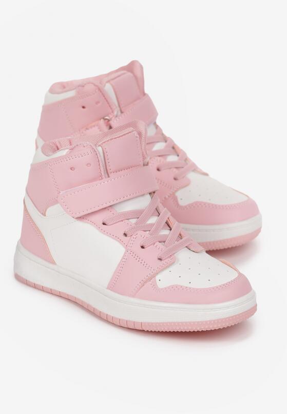 Pantofi sport Alb cu roz 2
