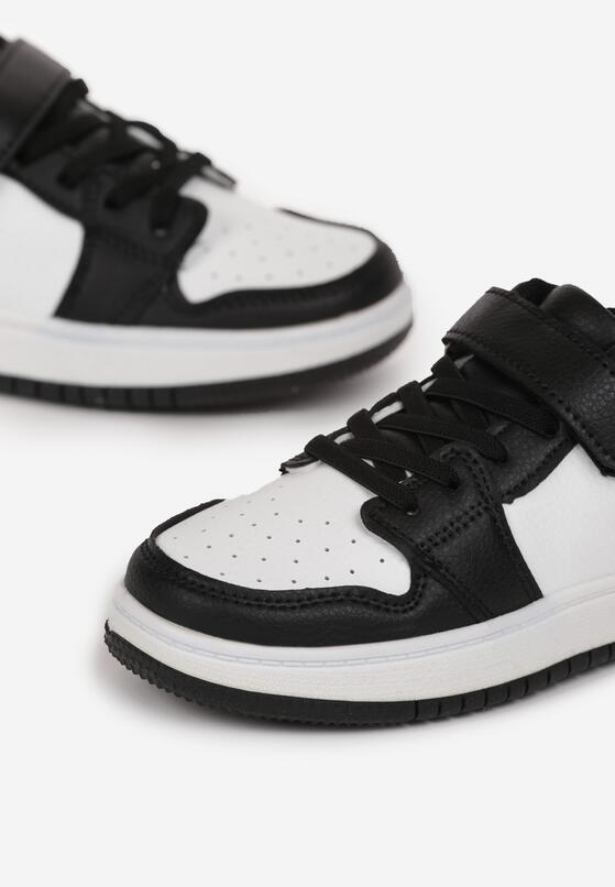 Pantofi sport Alb cu negru 3