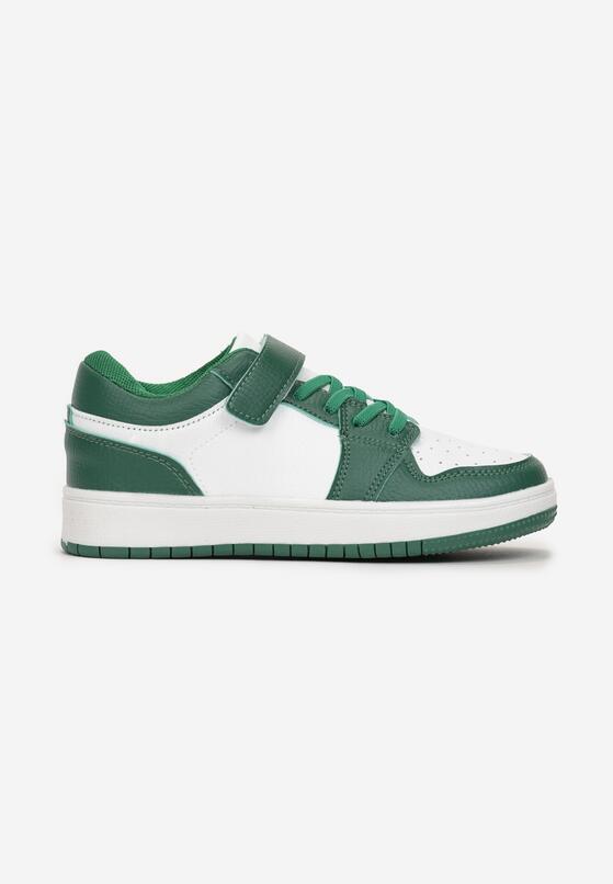 Pantofi sport Alb cu verde 1