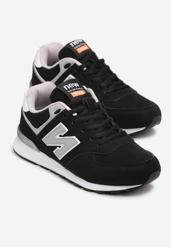 Pantofi sport Negru cu gri 2