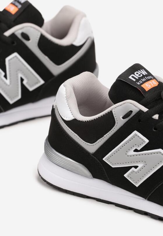 Pantofi sport Negru cu gri 3
