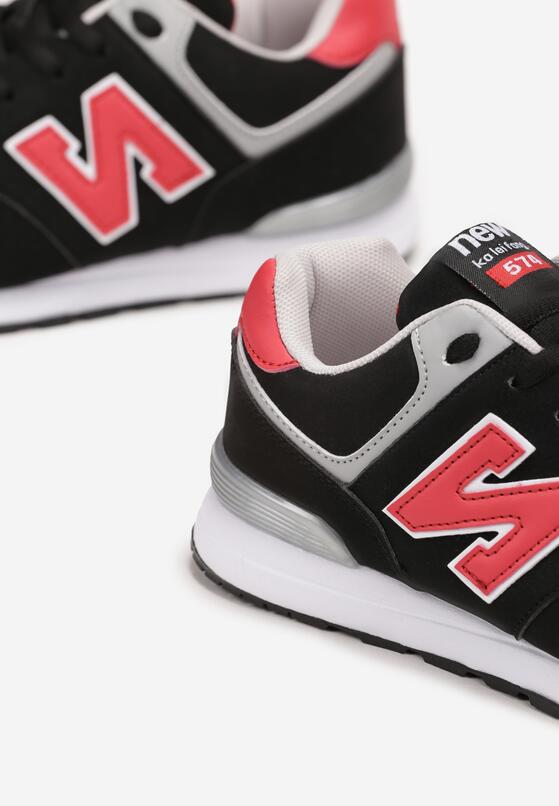 Pantofi sport Negru cu roșu 3