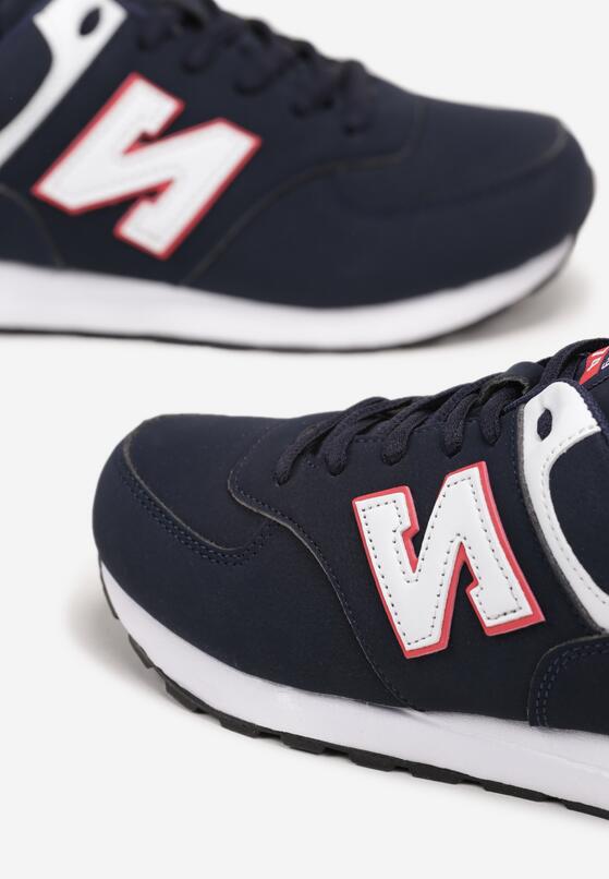 Pantofi sport Albastru cu roșu 3