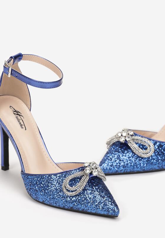 Pantofi stiletto Albaștri 5
